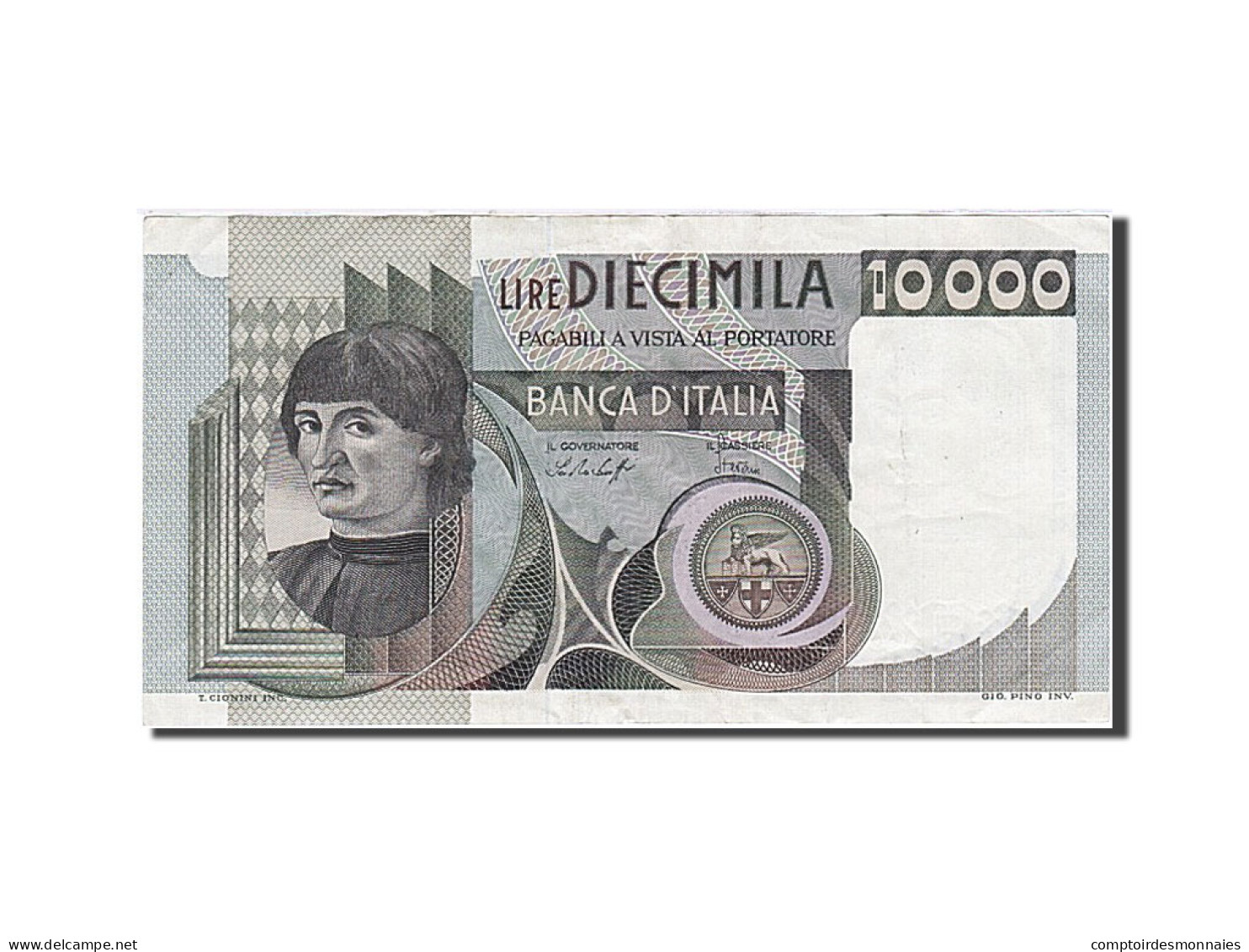 Billet, Italie, 10,000 Lire, 1976-1979, 1978-12-29, KM:106a, SUP - 10000 Lire