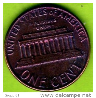 1980 Stati Uniti - 1 Cent. (circolato) - 1959-…: Lincoln, Memorial Reverse