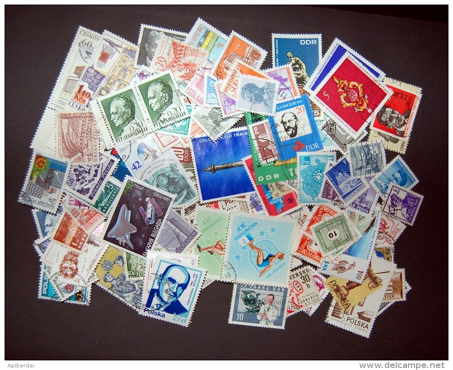 Pays D'europe De L'Est - Lot De 145 Timbres/stamps Oblitéré/used - Mezclas (max 999 Sellos)