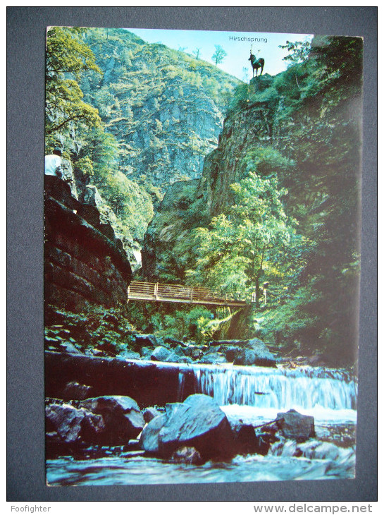 Germany: Der Hirschsprung Im Höllental (Schwarzwald) - Posted Ca 1970s - Höllental