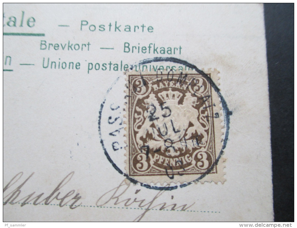 AK / Mehrbildkarte AD Bayern 1903 Se. Heiligkeit Papst Leo XIII. Vatican / Rom - Papas