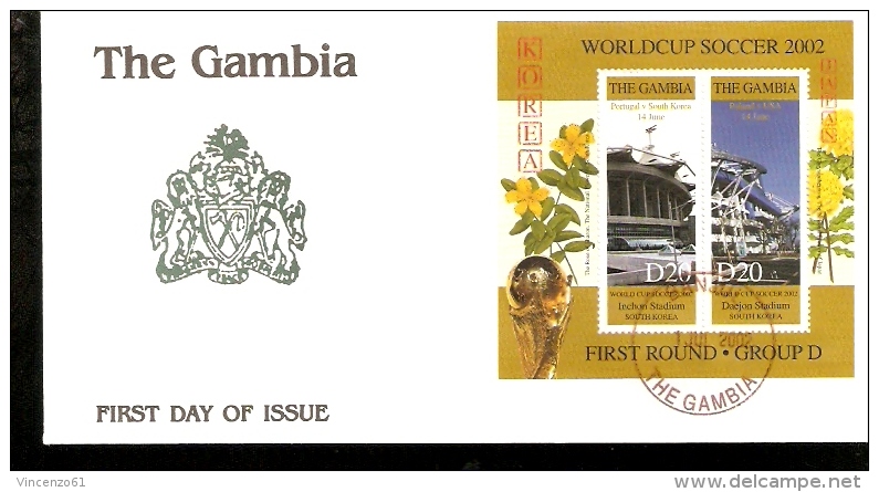 Japan South Korea  2002 World Cup Soccer  The Gambia Group D South Korea, USA Poland And Portugal Mondiale 2002 - 2002 – Südkorea / Japan