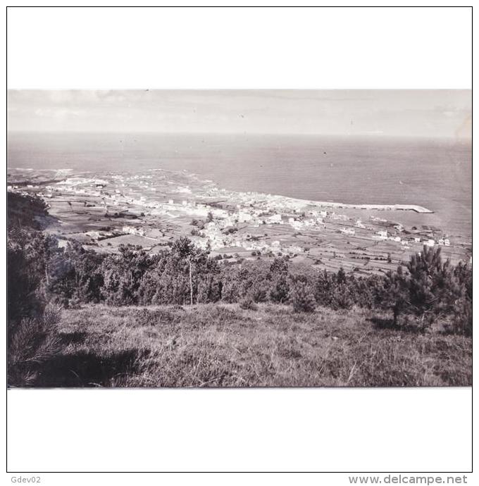 LGOTP8270A-LFTD6001.Tarjeta Postal De LUGO.Arboles,edificios,campo Y Mar.VISTA PANORAMICA DE BURELA - Lugo