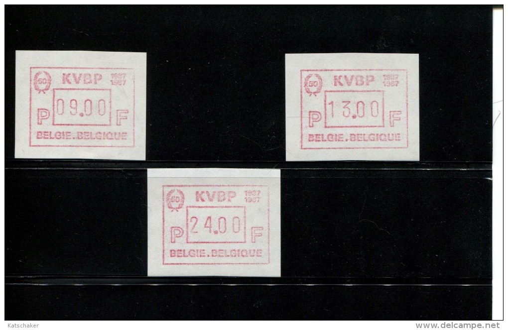 BELGIE POSTFRIS MINT NEVER HINGED POSTFRISCH EINWANDFREI OCB ATM68 SET 9-13-24 - 1980-99