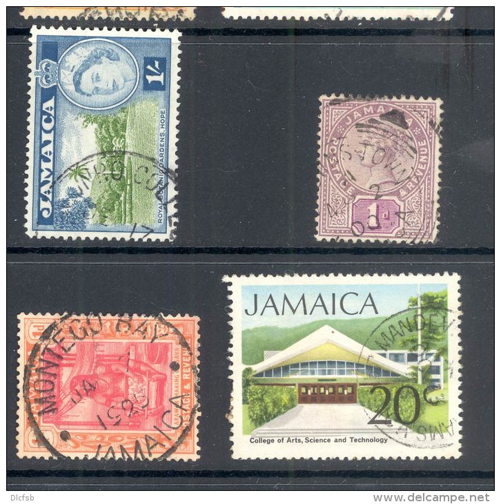 JAMAICA, Postmarks Munro College, Brown's Town, Montego Bay, Mandeville - Jamaica (...-1961)