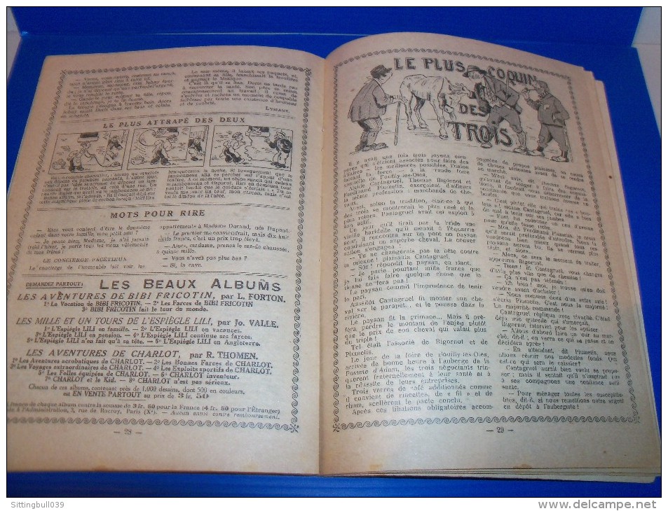 Almanach de La Croix d'Honneur. 1931. 1ère de Couverture de FORTON, auteur des Pieds-Nickelés.