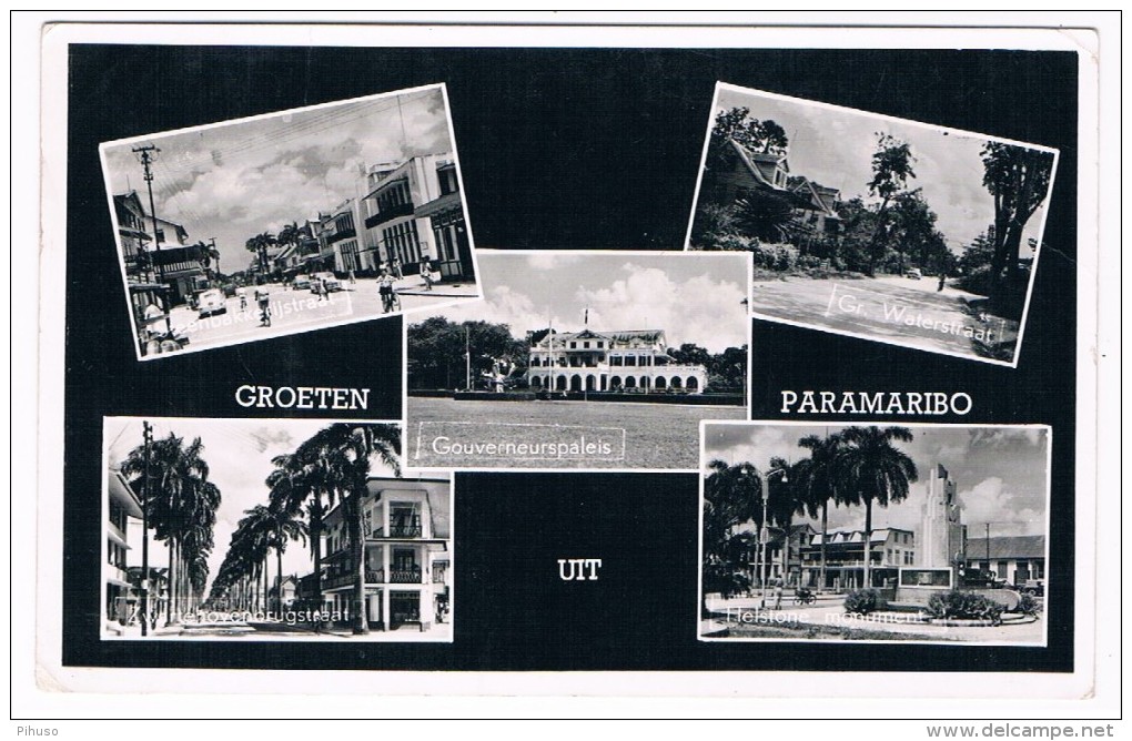 SUR-52   PARAMARIBO : Groeten Uit - Suriname