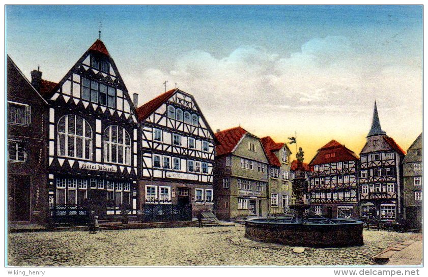 Fritzlar - Hotel Nägel Am Marktplatz Mit Rolandsbrunnen - Fritzlar