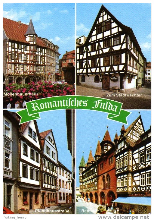 Fulda - Mehrbildkarte 13  Romantisches Fulda - Fulda