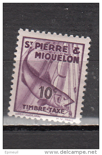 SAINT PIERRE ET MIQUELON *  YT N° TAXE 33 - Portomarken