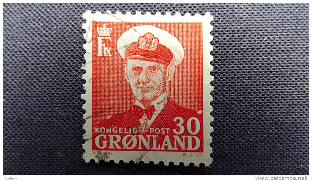 Grönland 44 Oo/used, König Frederik IX. (1899-1972) In Admiralsuniform - Used Stamps