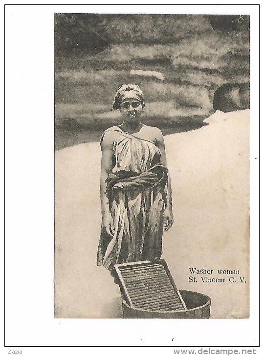 POR.0015/ St. Vincent - Washer Woman - Cape Verde