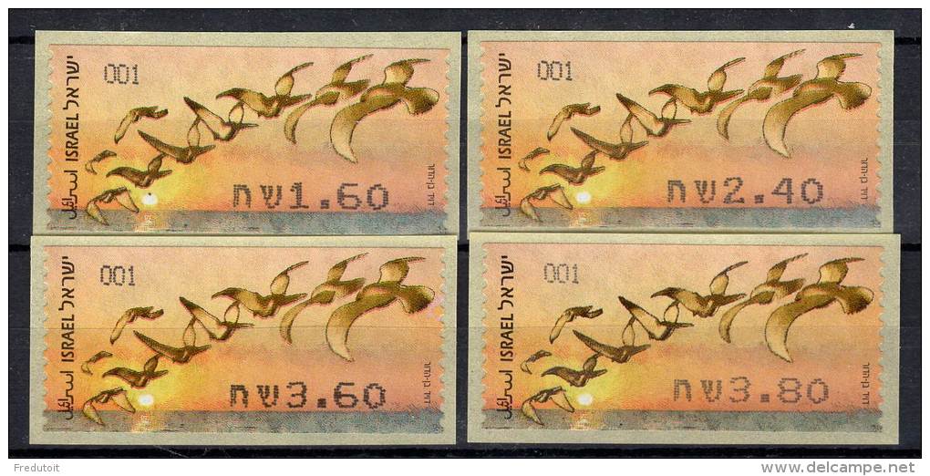 ISRAEL - TIMBRES DE DISTRIBUTEURS (frama)  N° 54   (2010)  Oiseaux - Viñetas De Franqueo (Frama)