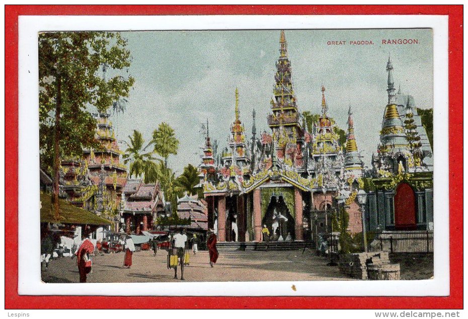 ASIE  - BIRMANIE - Rangoon - Great  Pagoda - Myanmar (Burma)