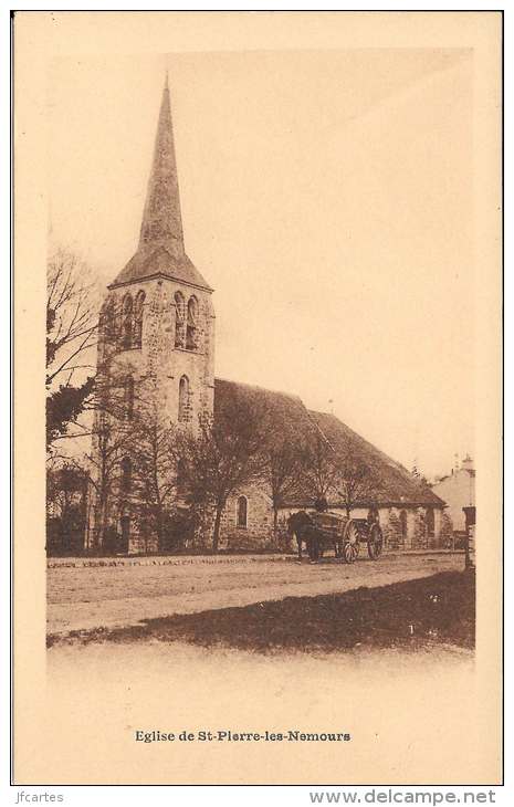 77 - ST-PIERRE-LES-NEMOURS - Eglise - Saint Pierre Les Nemours