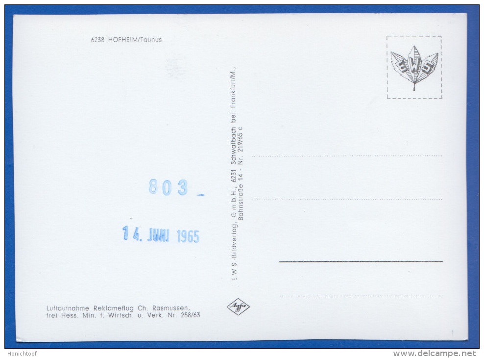 Deutschland; Hofheim Am Taunus; Multibildkarte - Hofheim