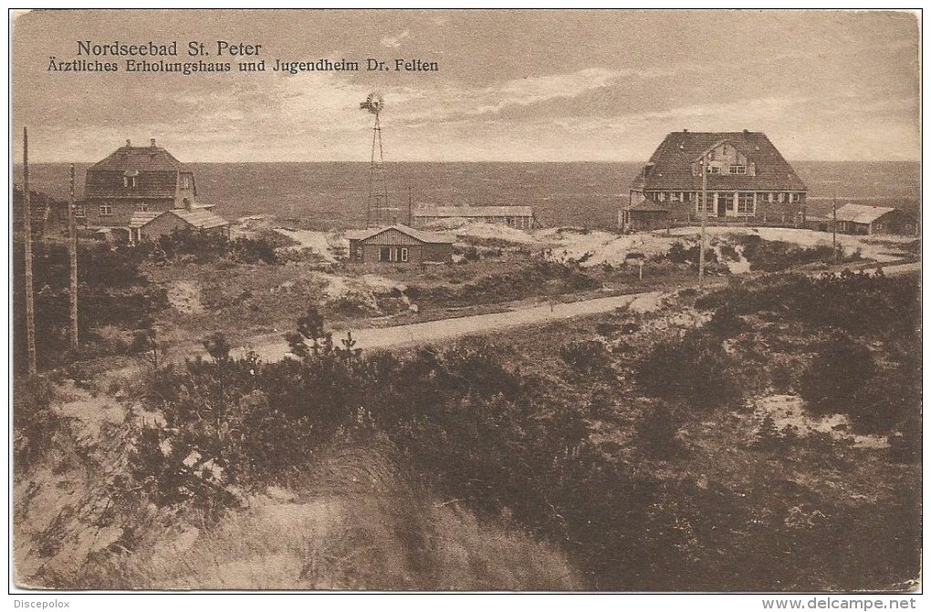 I3964 Nordseebad Sankt Peter Ording - Arztliches Erholungshaus Und Jugendheim Dr. Felten / Non Viaggiata - St. Peter-Ording