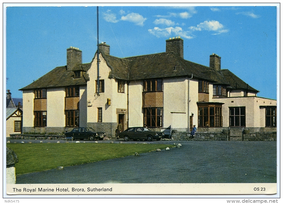 BRORA : THE ROYAL MARINE HOTEL (10 X 15cms Approx.) - Sutherland