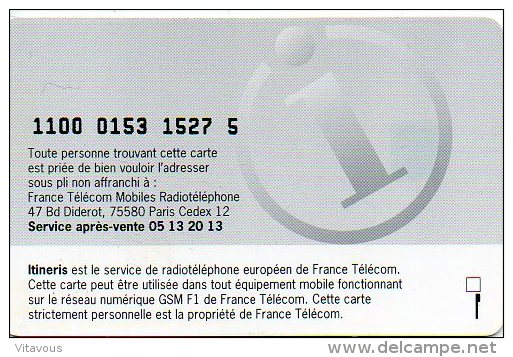 GSM SIM SFR  Itineris France  B 281 - Sonstige & Ohne Zuordnung