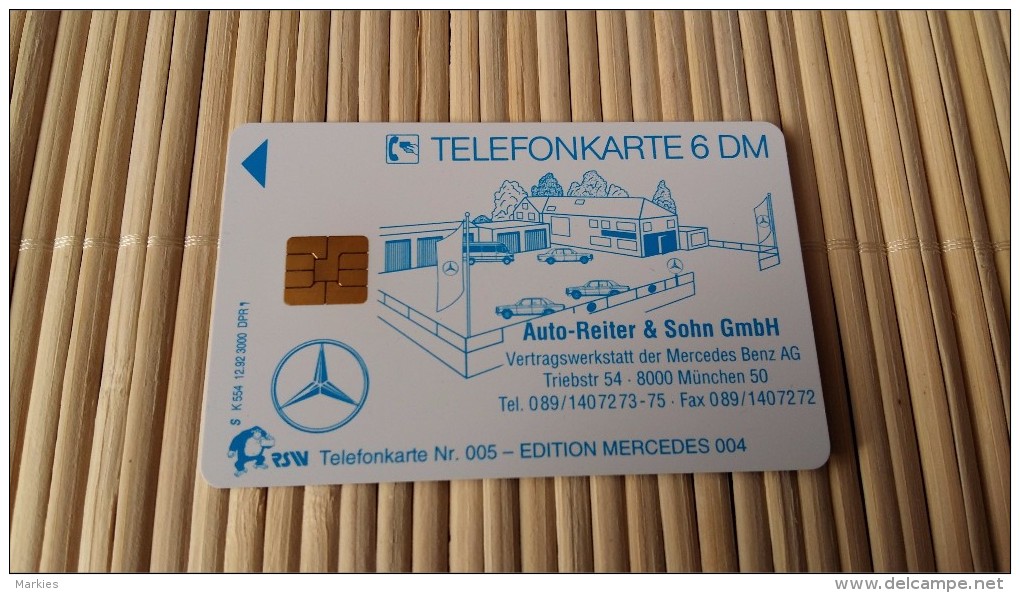 Mercedes-Benz Phonecard Only 3000 Made (Mint,Neuve) 2 Scans Rare ! - K-Series: Kundenserie