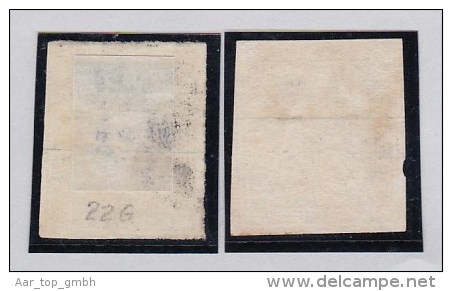 Heimat ZH Berg Lang-O Strubel Zu # 22G 2 Stk. - Used Stamps