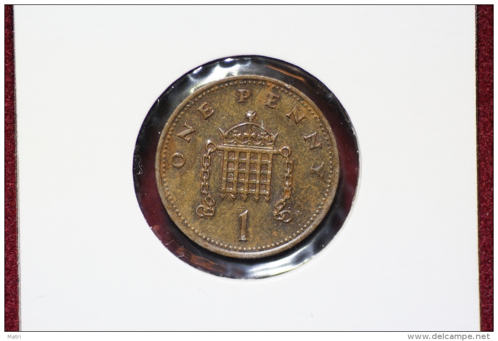 Great Britain 1 Penny 1985 Km#935 (inv626) - 1 Penny & 1 New Penny