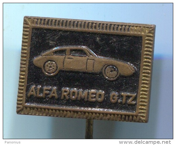 ALFA ROMEO GTZ - Car Auto Automobile, Vintage Pin, Badge - Alfa Romeo