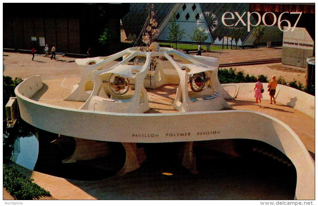 Canada Montreal 1967 Expo 67 / World Exhibition "Polymer Corporation Pavilion" Post Card-XIV - 1953-.... Regno Di Elizabeth II