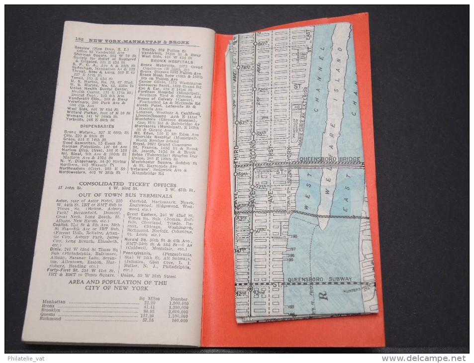 USA - New York - Guide Des Rues - Très Bon état - P 16734 - 1900-1949