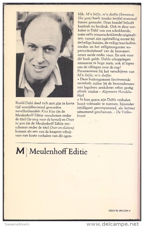 NL.- Boek. Roald Dahl. - M'n Liefje, M'n Duifje. Vertaling Hans Edinga. 2 Scans - Anciens