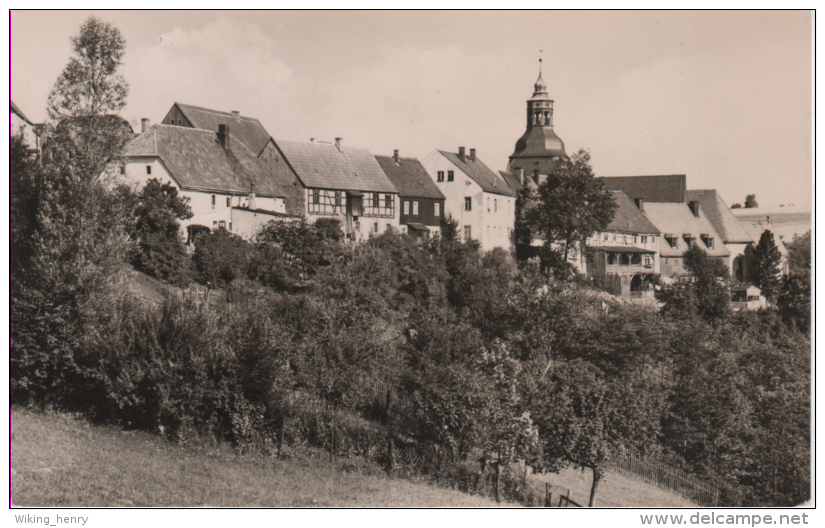 Altenberg Geising Lauenstein - S/w Ortsansicht 1 - Geising