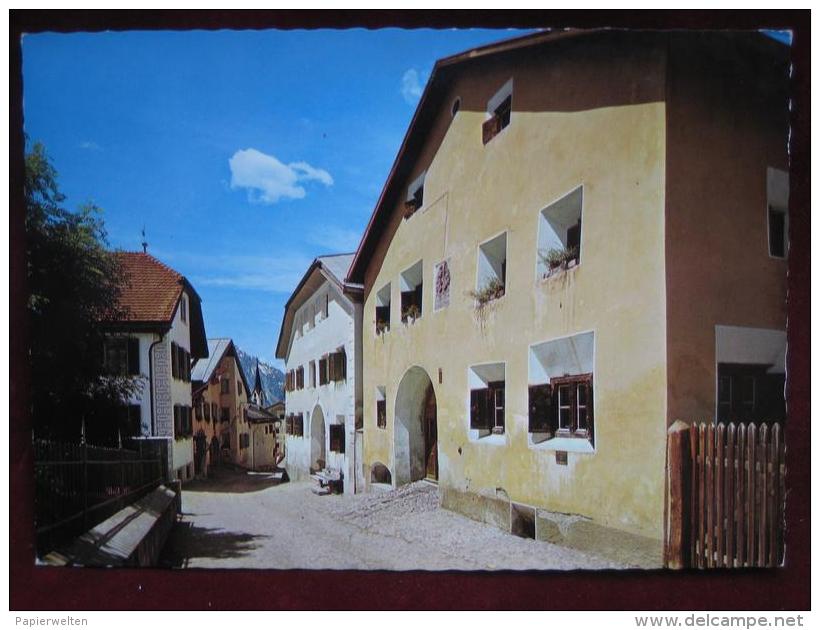 Scuol (GR) - Guarda: Dorfstrasse - Guarda