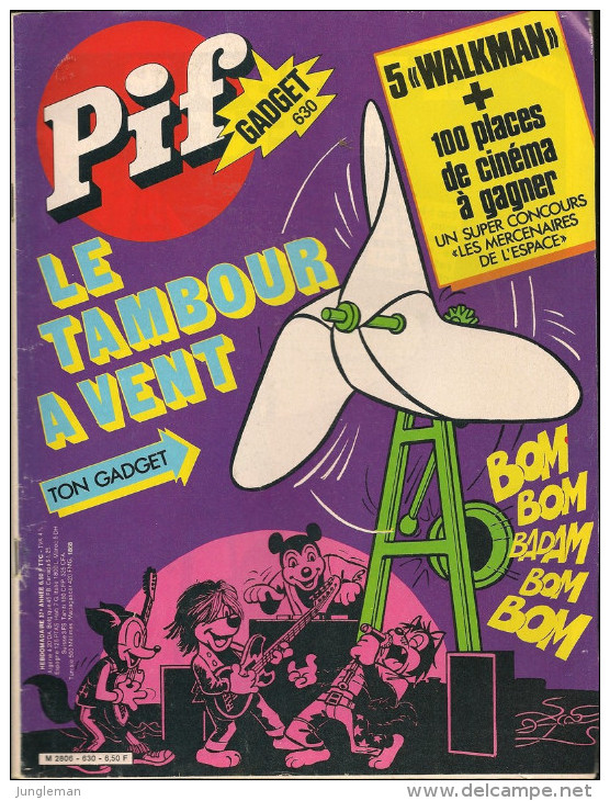 Pif Gadget N° 630 De Avril 1981 - Avec Dicentim, Ayak, Pifou, Léo, Les Robinsons De La Terre, Héroïko. Revue En BE - Pif & Hercule