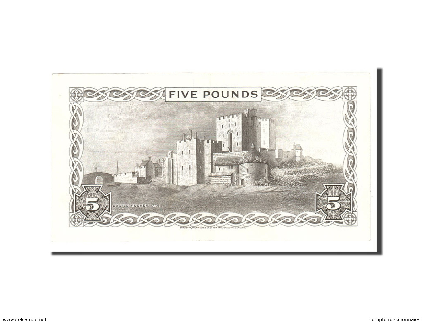 Billet, Isle Of Man, 5 Pounds, 1972, Undated, KM:30a, TTB+ - 5 Pounds