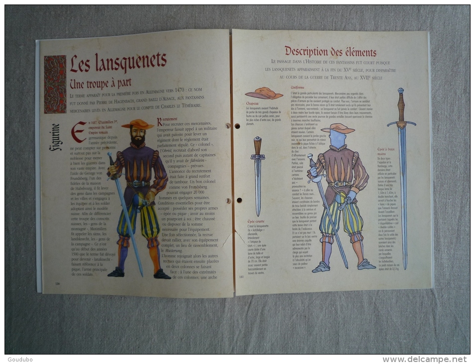 Fascicule Soldats De Plomb Du Moyen Age N°9 Altaya Les Lansquenets; Habsbourg . Voir Photos - Soldados De Plomo