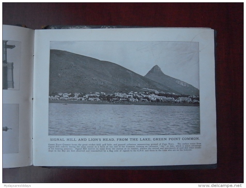 1 book - views of south africa - rare old photography book - zulu tribe - markets (31 pages scaned)