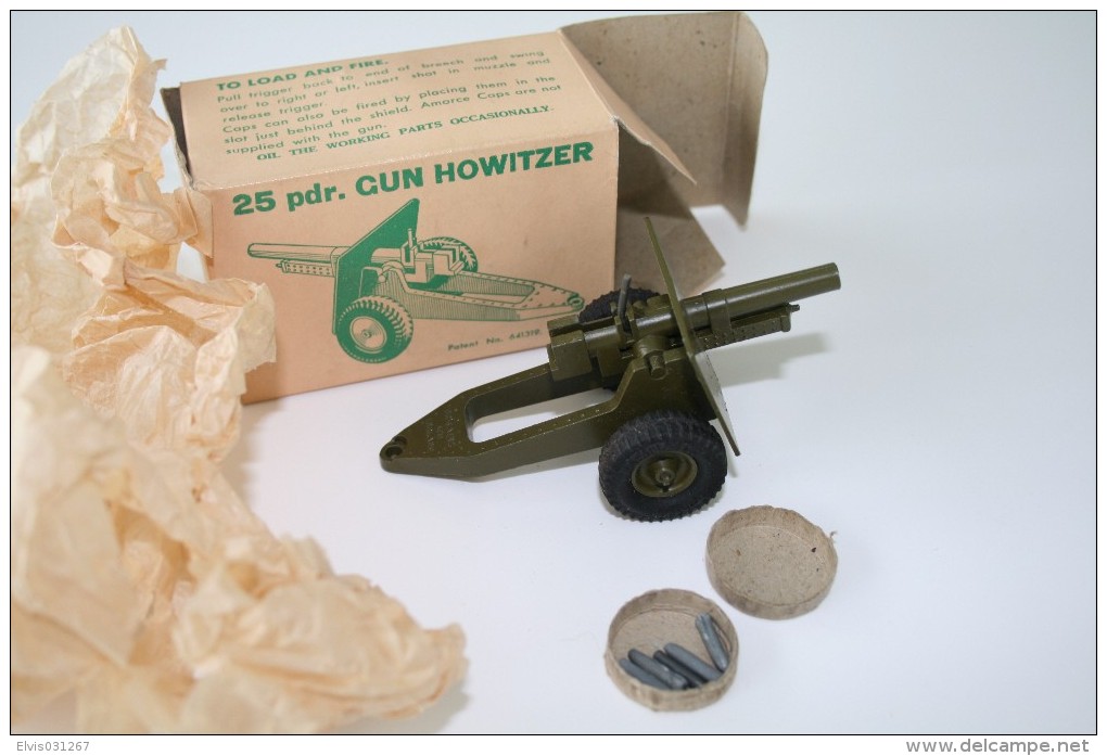 Britains Ltd, Deetail : 25 Pdr GUN HOWITZER, Original BOX, Made In England, *** - Britains