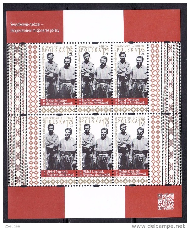 POLAND 2015 Michel No 4809 Klbg MNH - Ungebraucht