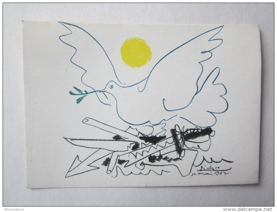 Illustrateur Picasso Le Monde Sans Armes Oiseau - Picasso