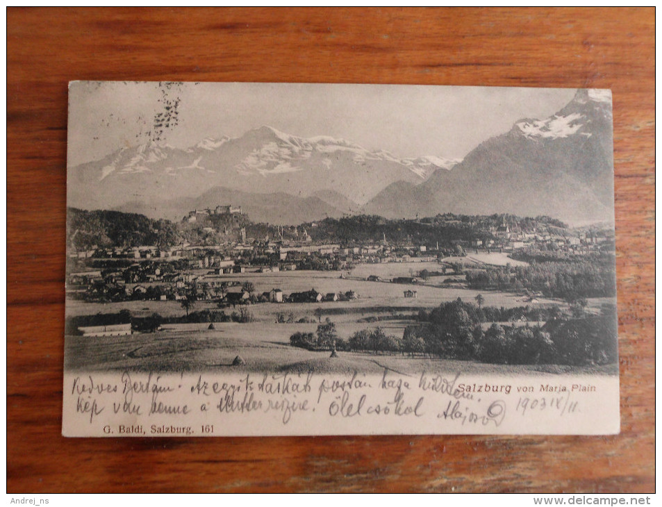 Salzburg Von Maria Plain 1903 - Maria Alm