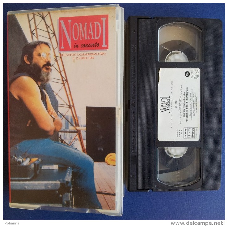 M#0N50 VHS NOMADI IN CONCERTO - CASALROMANO (MANTOVA) 1989 - Konzerte & Musik