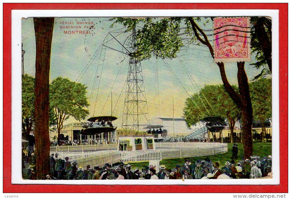 CANADA --  MONTREAL -- Aérial Swings Dominion Park - Montreal