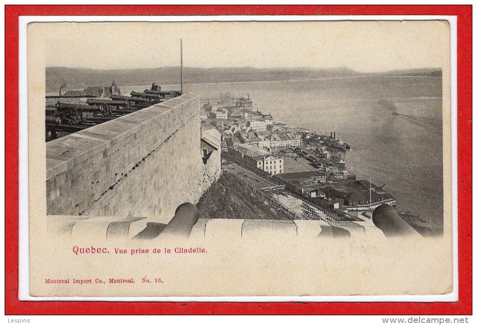 CANADA -- QUEBEC --  Vue Prise De La Citadelle - Québec - La Citadelle