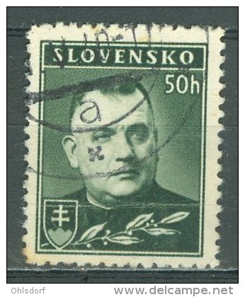 SLOVENSKO 1939: Mi 67 / YT 44, O - FREE SHIPPING ABOVE 10 EURO - Used Stamps