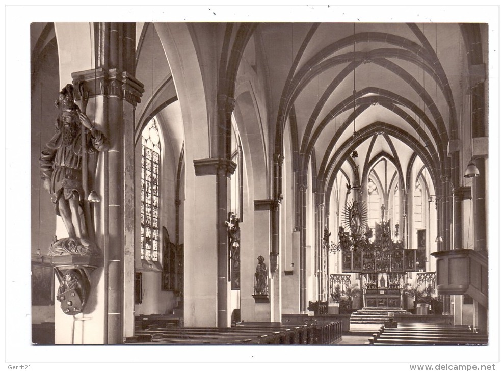 4152 KEMPEN, Propsteikirche, Innenansicht - Viersen