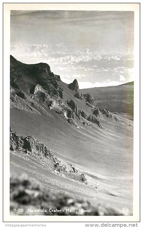 264231-Hawaii, Maui, RPPC, Haleakala Crater, Kodak Hawaii Photo No H-251 - Maui