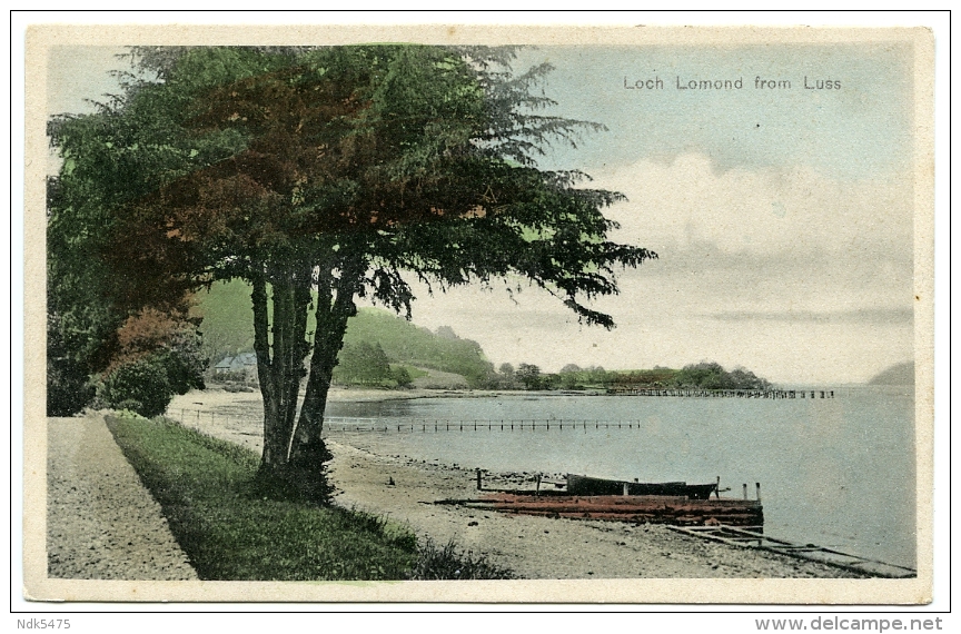 LOCH LOMOND FROM LUSS / ADDRESS - LONDON, BLACKFRIARS, TUDOR STREET, CHRISTIAN HERALD OFFICE - Dunbartonshire