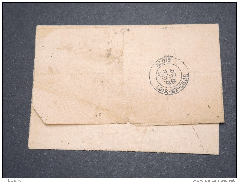 FRANCE - Rare Document Des Services De Colis Postaux D'Orléans Avec 5 C Sage Pour La Corse Puis Redirigé - 1899 - P16927 - Covers & Documents