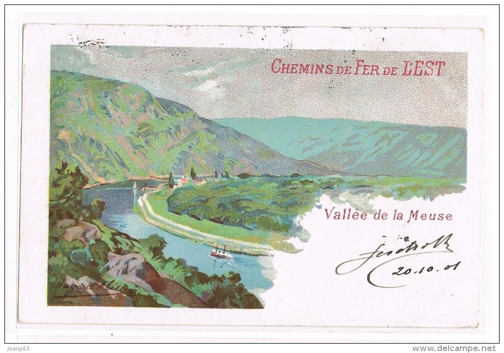 Chemins De Fer De L´EST  Vallée De La Meuse - D'Alési, Hugo