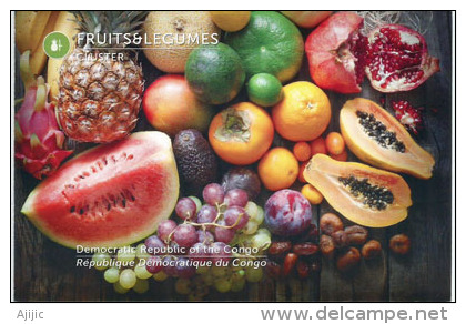 REPUBLIQUE DEMOCRATIQUE DU CONGO.EXPO MILAN 2015 "Feeding The Planet", Carte Officielle Du Cluster Fruits & Légumes - 2015 – Mailand (Italien)